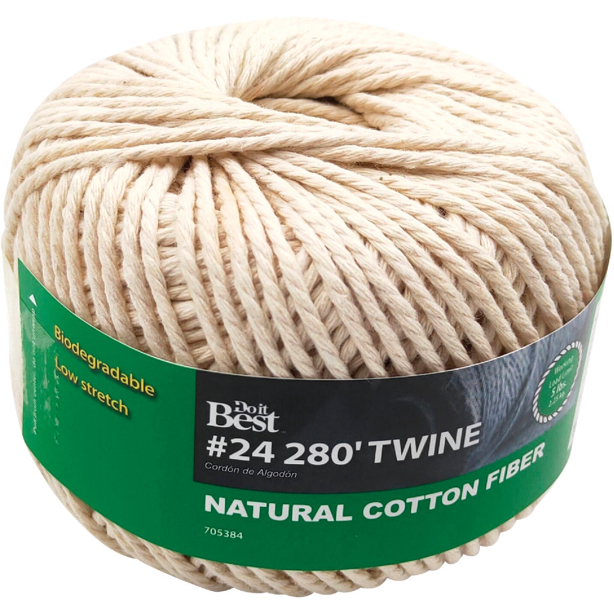 Do it Best #24 x 280 Ft. Natural Cotton Twine