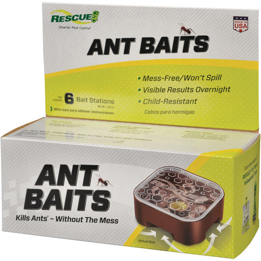 Rescue 1.92 Oz. Gel Ant Bait Station (6-Pack)