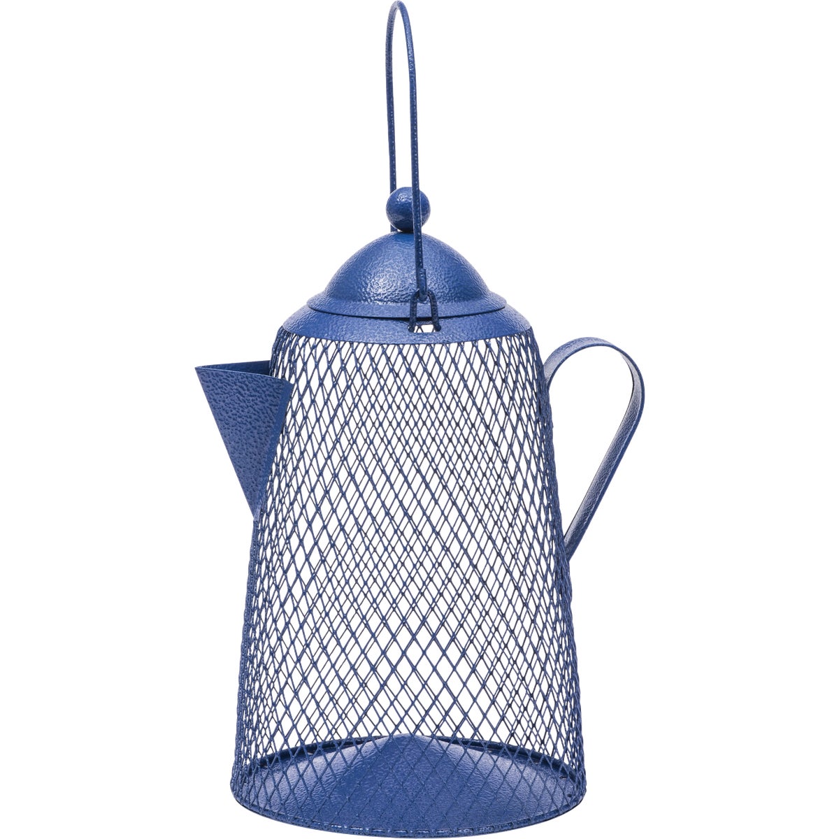 Perky-Pet NO/NO Blue Metal Mesh 2 Lb. Capacity Coffee Pot Bird Feeder