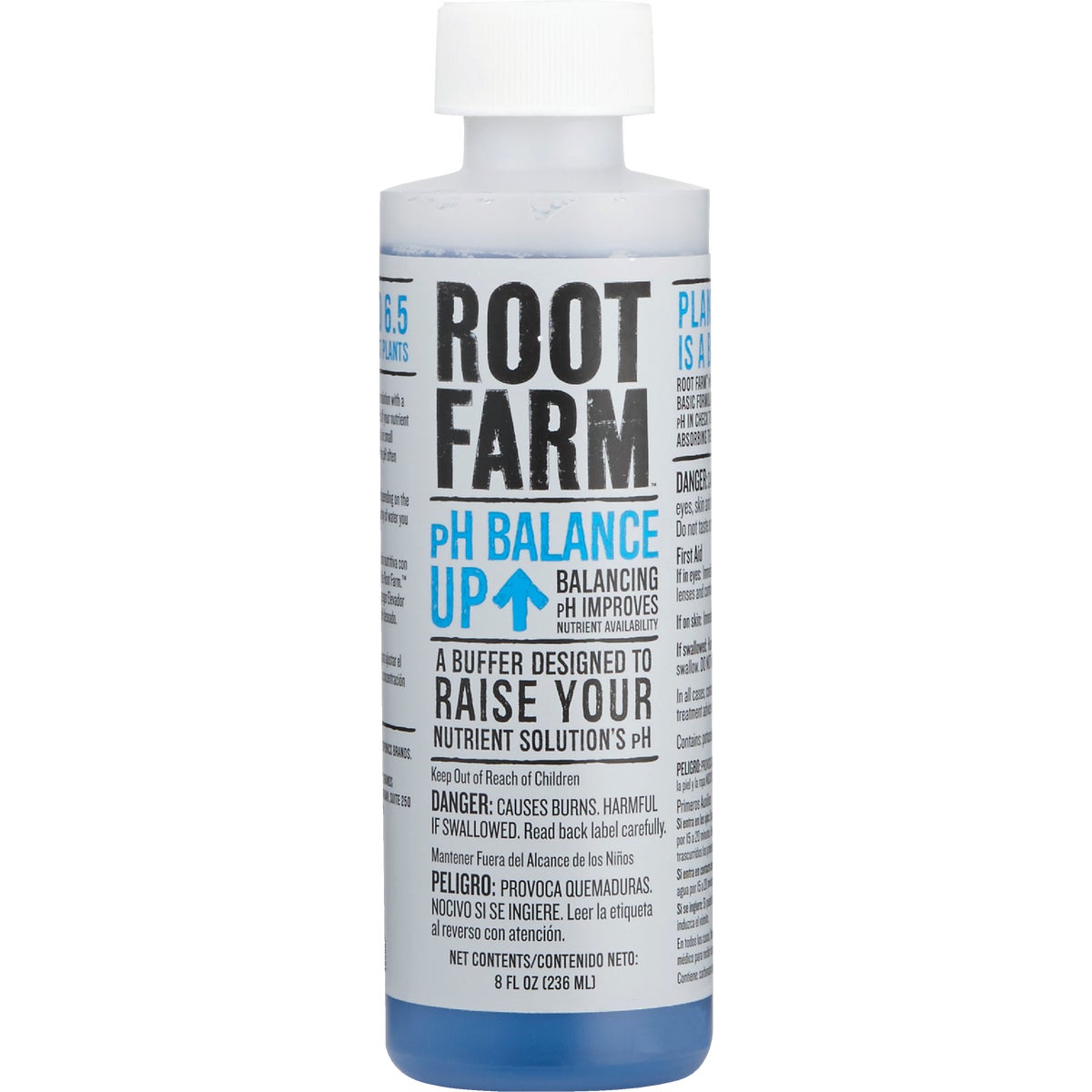 Root Farm 8 Oz. Concentrated Liquid pH Balance Up For Nutrient Solution