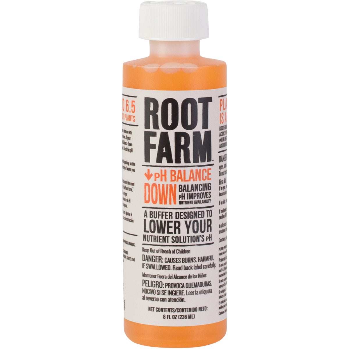 Root Farm 8 Oz. Concentrated Liquid pH Balance Down For Nutrient Solution