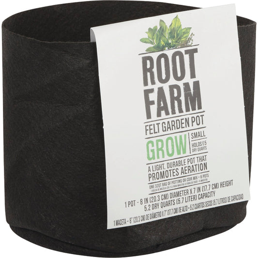 Root Farm Felt Small Garden Pot