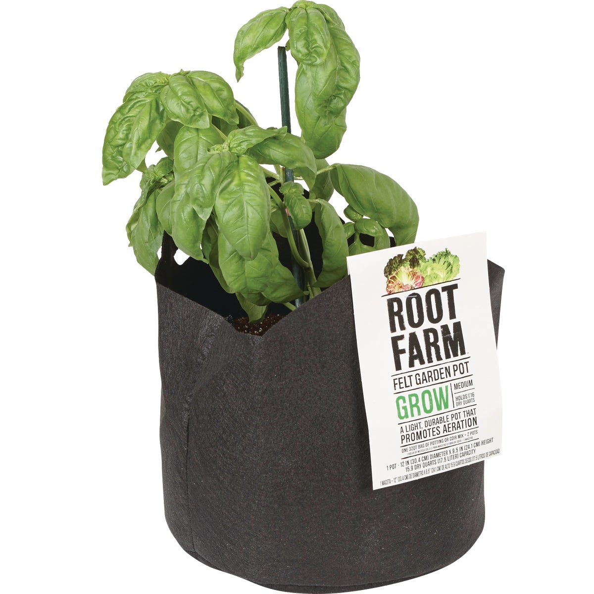 Root Farm Felt Medium Garden Pot