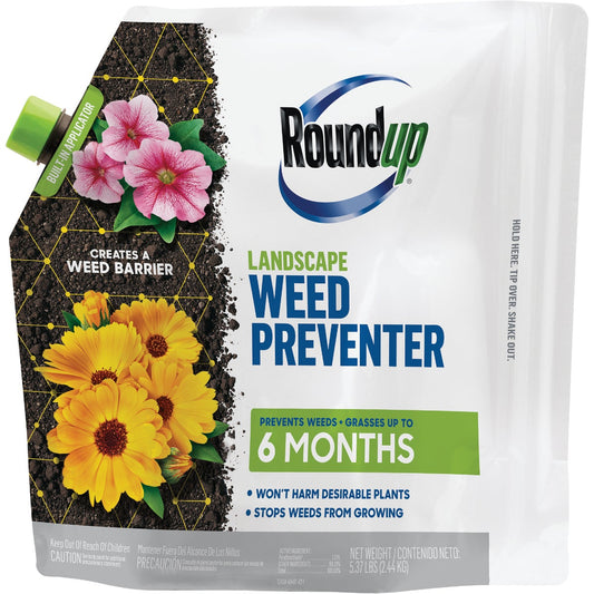 Roundup 5.4 Lb. Ready To Use Granules Landscape Weed Preventer