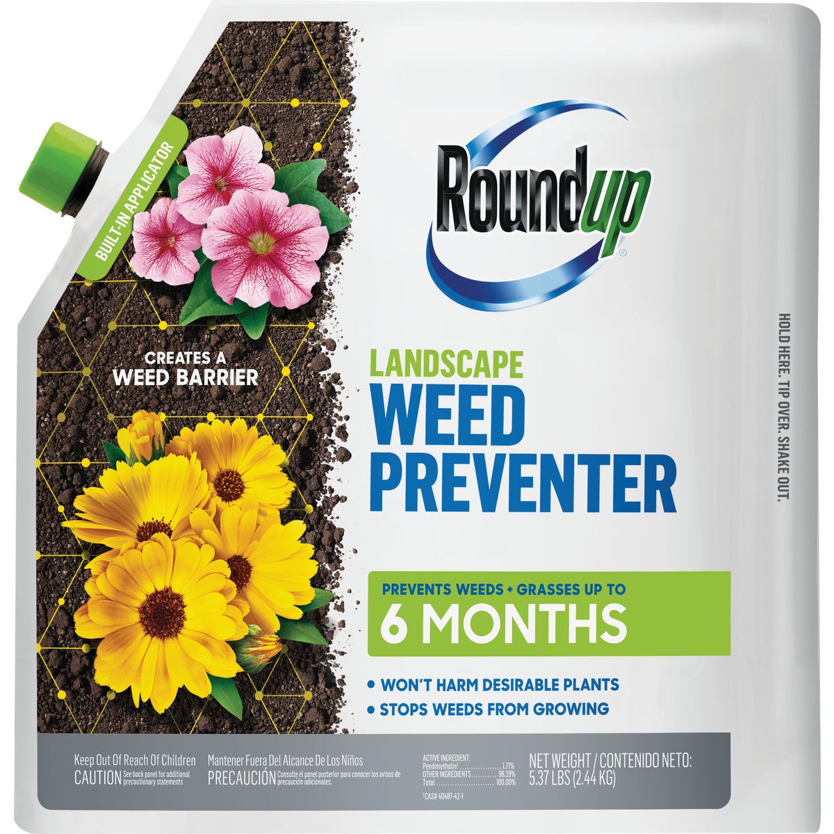 Roundup 5.4 Lb. Ready To Use Granules Landscape Weed Preventer