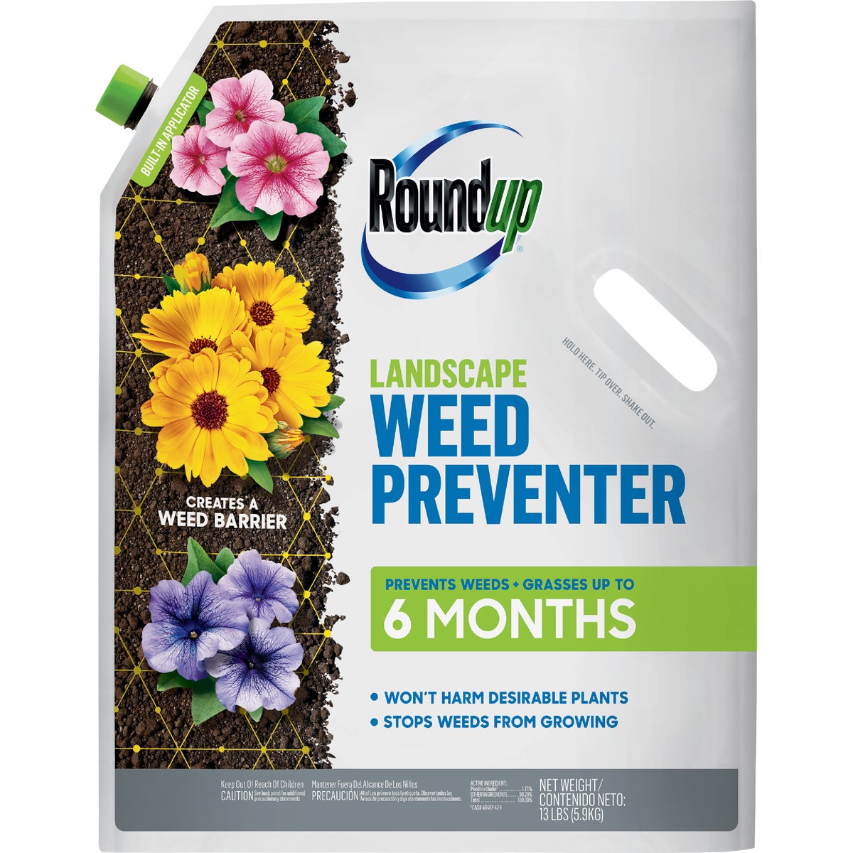 Roundup 13 Lb. Ready To Use Granules Landscape Weed Preventer