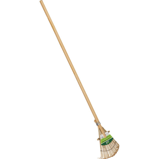 Best Garden 10 In. Bamboo Leaf Rake (25-Tine)