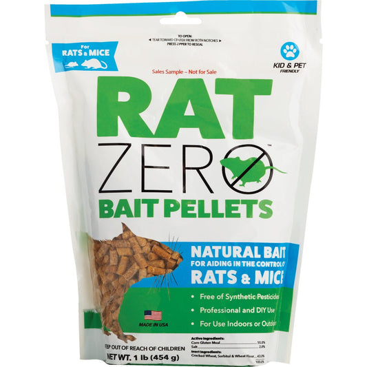 Rat Zero Pellet Rat And Mouse Killer, 1 Lb.