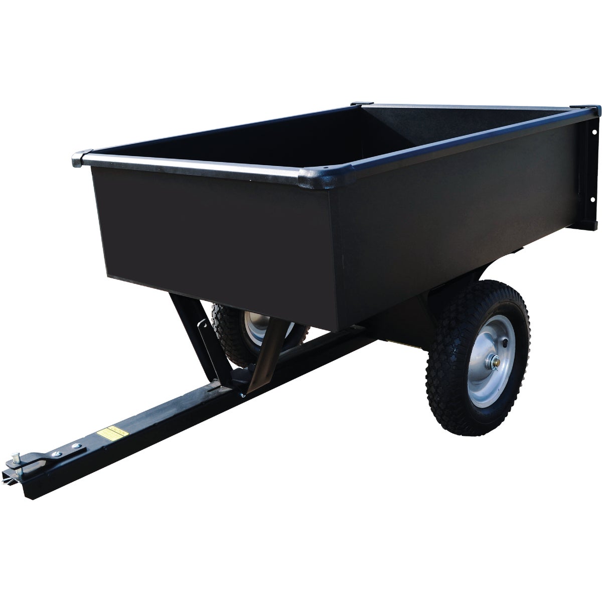 Precision 10 Cu. Ft. 750 Lb. Steel Tow-Behind Garden Cart