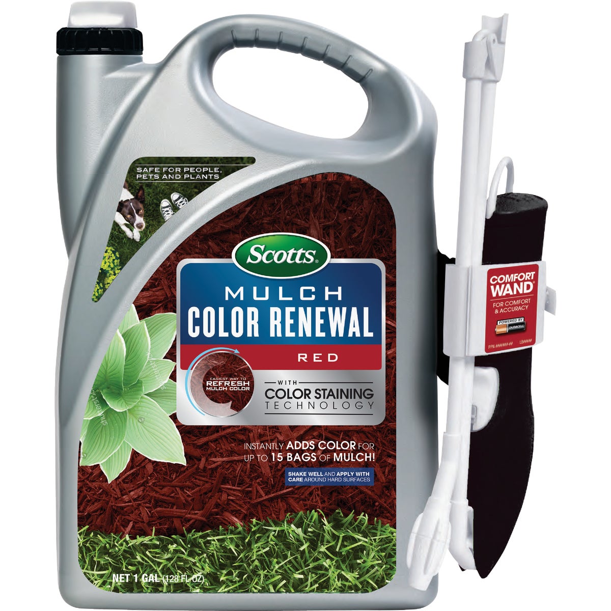 Scotts 1 Gal. Ready To Use Wand Sprayer Red Mulch Color Renewal