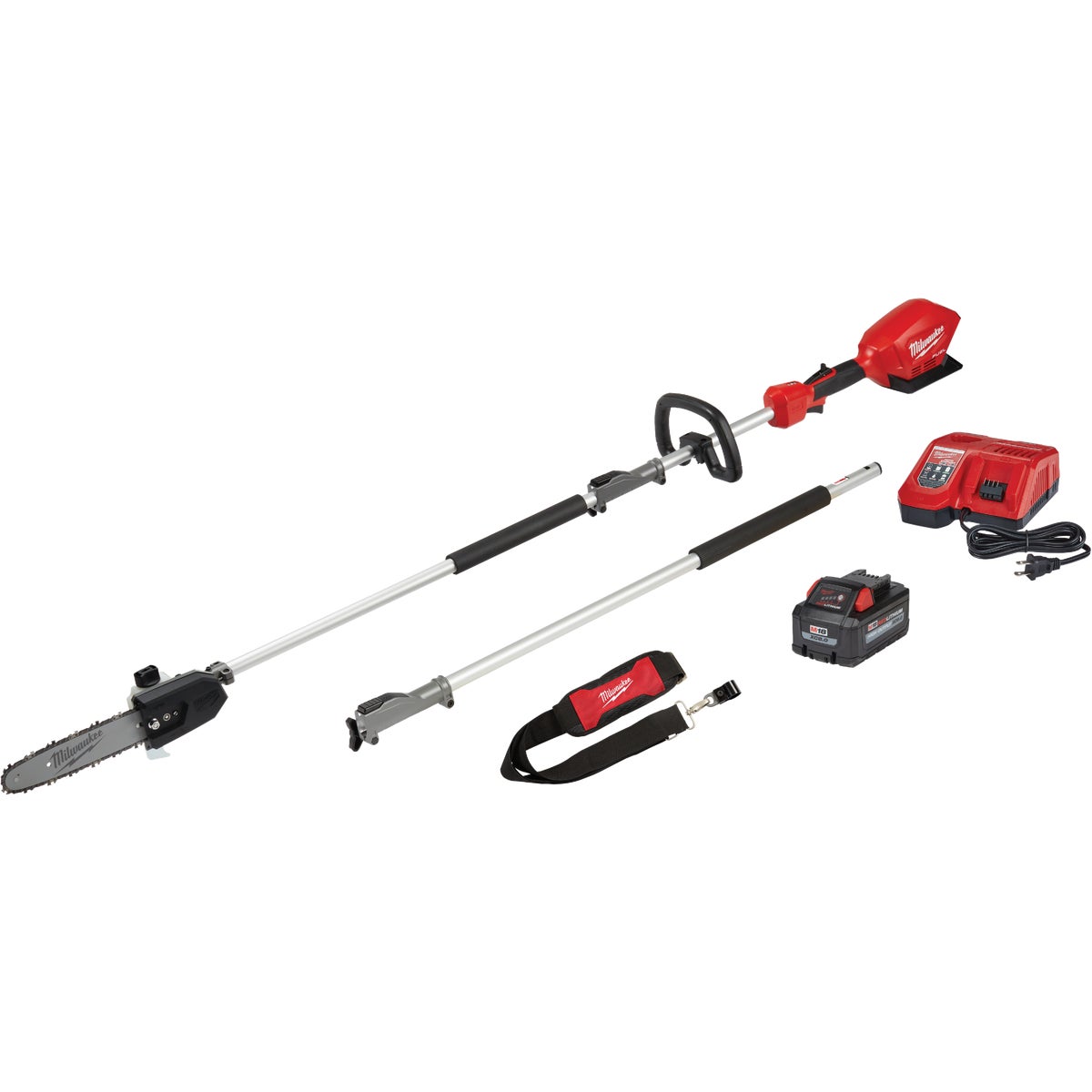 Milwaukee M18 Fuel 10 In. Pole Saw Kit with Quik-Lok Attachment Capability