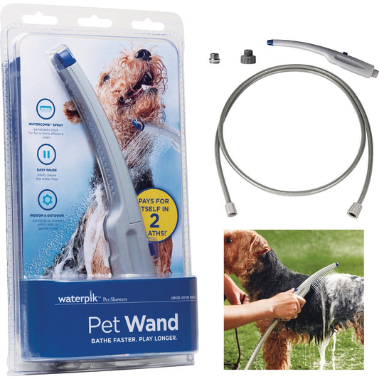 Waterpik Garden Hose & Sink 8 Ft. Hose Pet Shower Wand