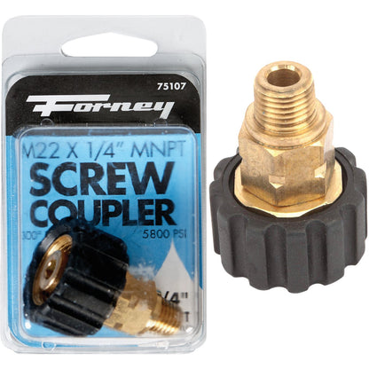 Forney M22F x 1/4 In. Male Screw Pressure Washer Coupling
