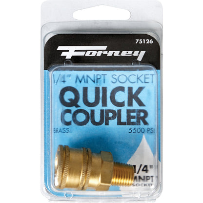 Forney 1/4 In. Male Quick Coupler Pressure Washer Socket