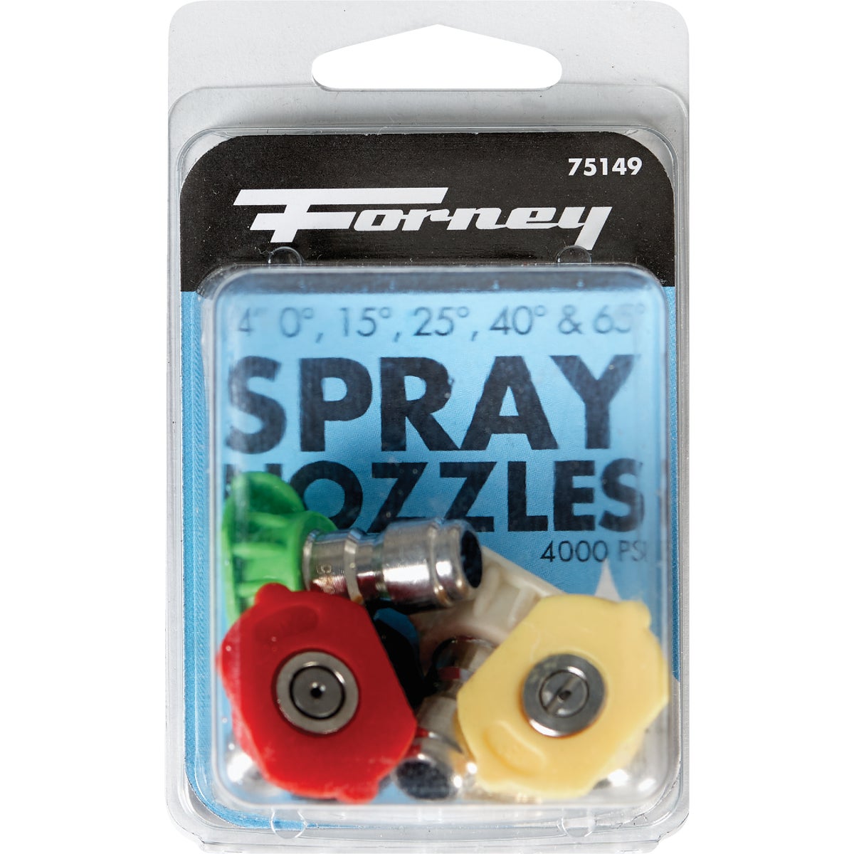 Forney Quick Connect 4.5mm Pressure Washer Spray Tip (5-Pack)