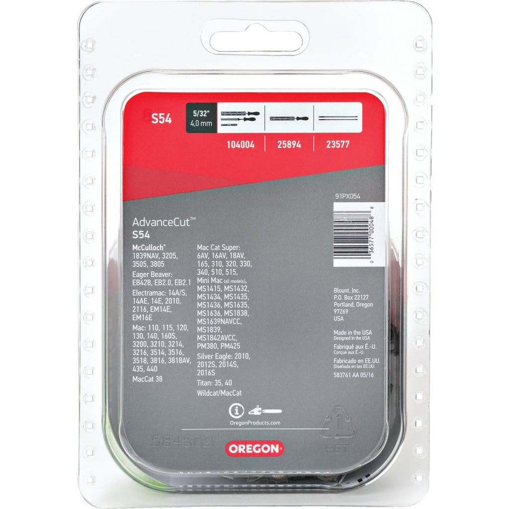 Oregon AdvanceCut S54 16 In. Chainsaw Chain
