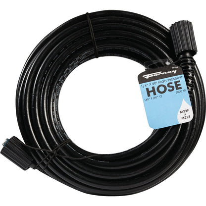 Forney 1/4 In. x 50 Ft. 3000 psi Female Pressure Washer Hose