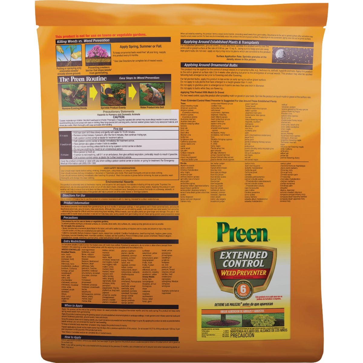 Preen Extended Control Weed Preventer, 10 Lb.