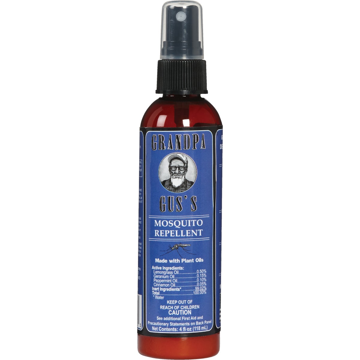 Grandpa Gus's 4 Oz. All Natural Mosquito Repellent Pump Spray