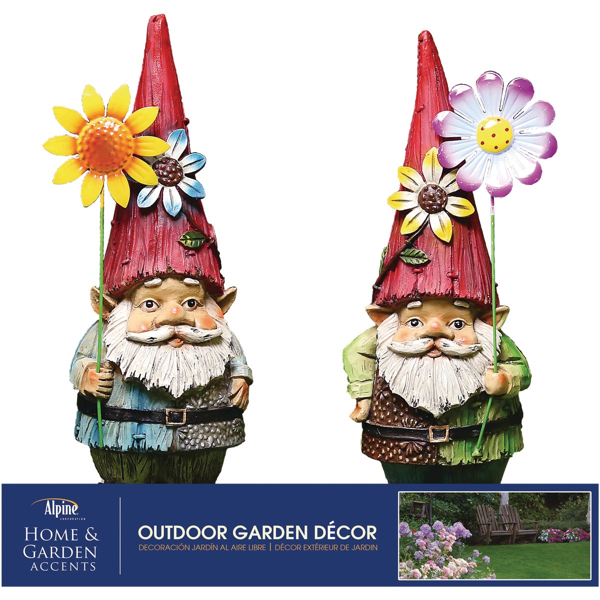 Alpine 17 In. Gnome Lawn Ornament