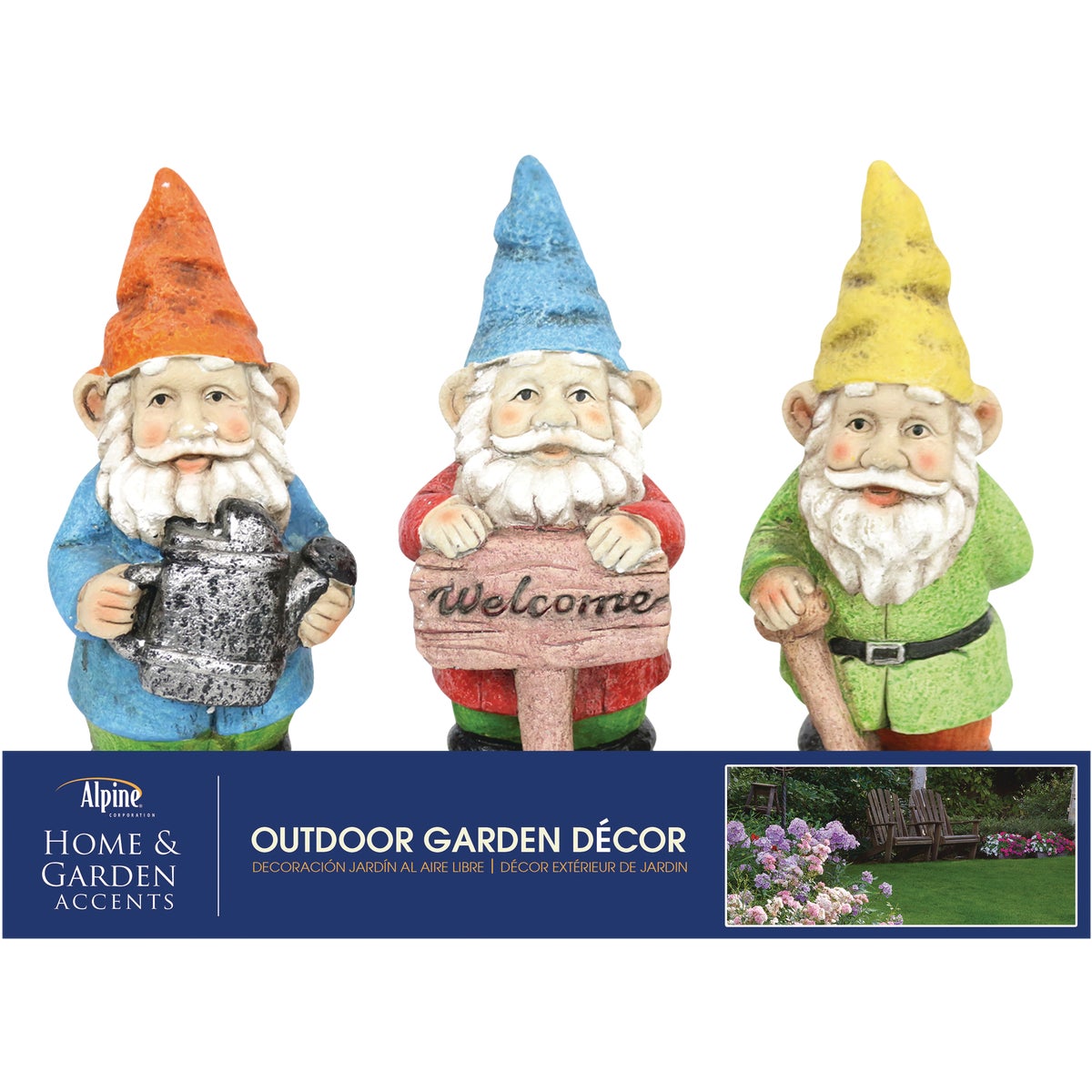 Alpine 10 In. Gnome Lawn Ornament