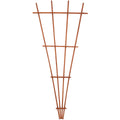 Panacea 72 In. Brown Wood Fan Trellis