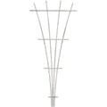 Panacea 72 In. White Wood Fan Trellis