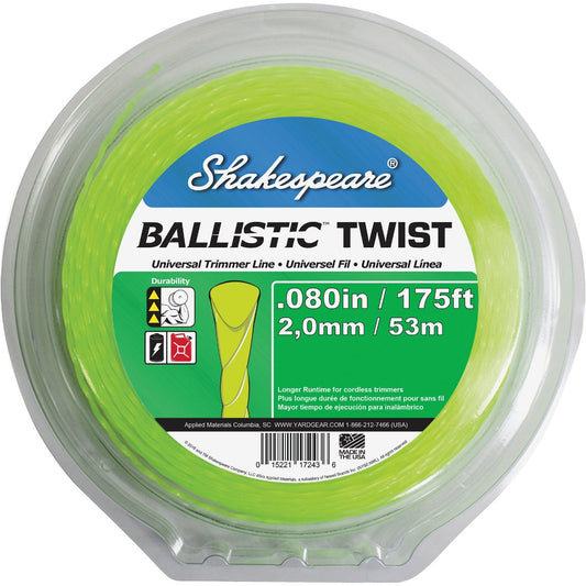 Shakespeare 0.80 In. x 175 Ft. Ballistic Twist Universal Trimmer Line