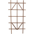 Panacea 48 In. Brown Wood Ladder Trellis