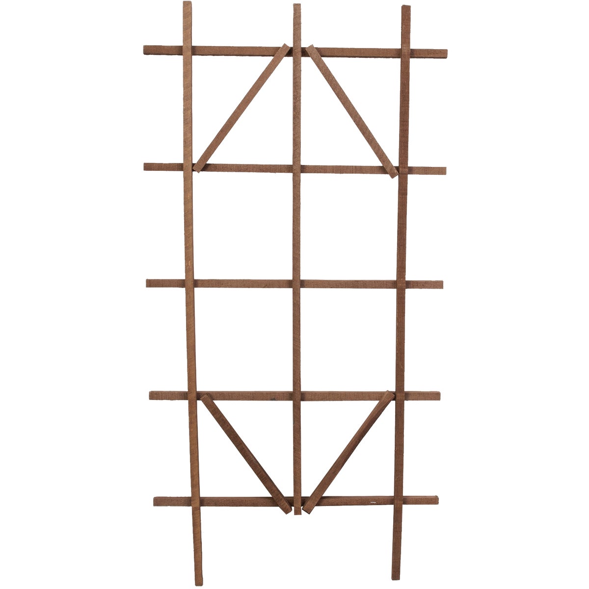 Panacea 48 In. Brown Wood Ladder Trellis