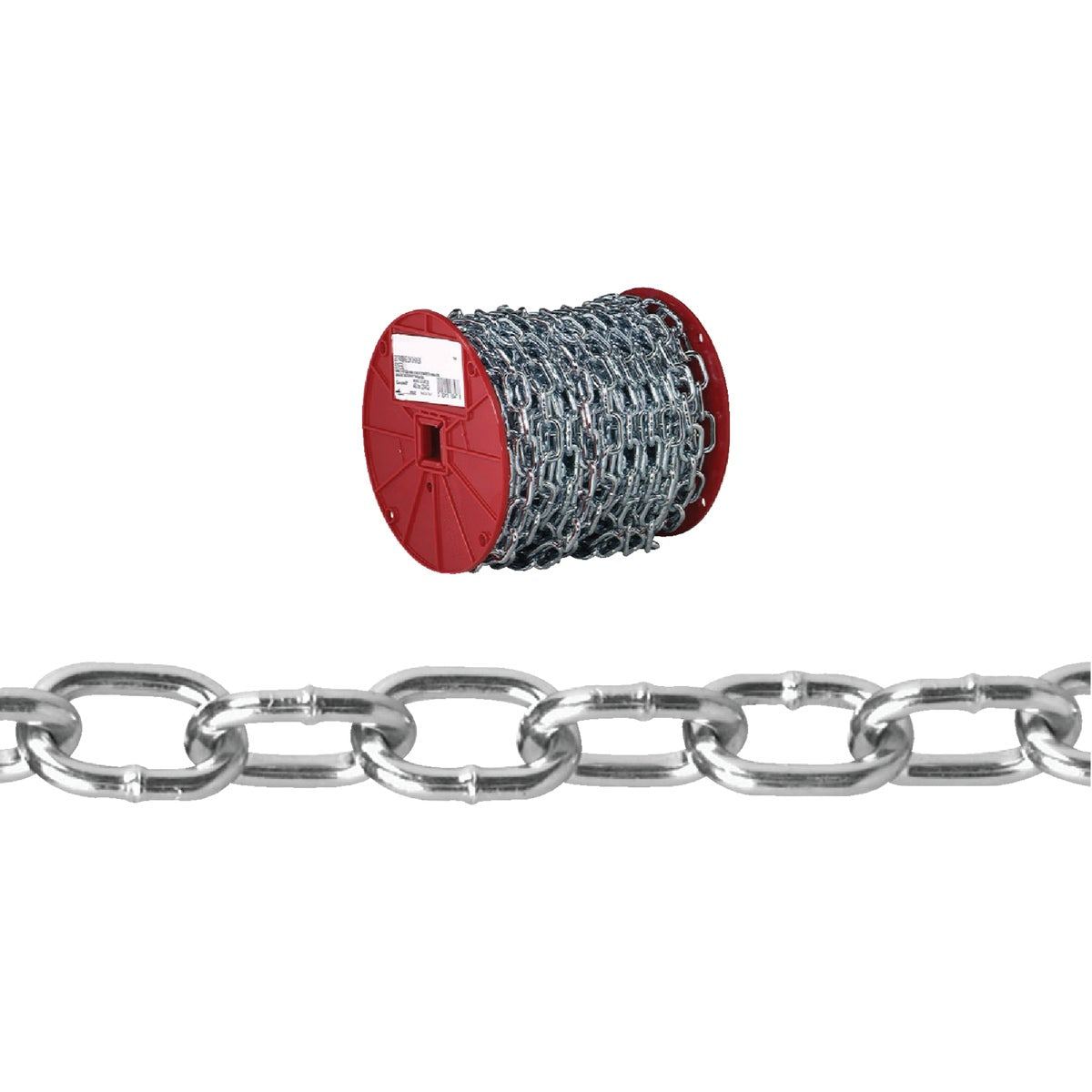 Campbell #2/0 125 Ft. Zinc-Plated Low-Carbon Steel Coil Chain