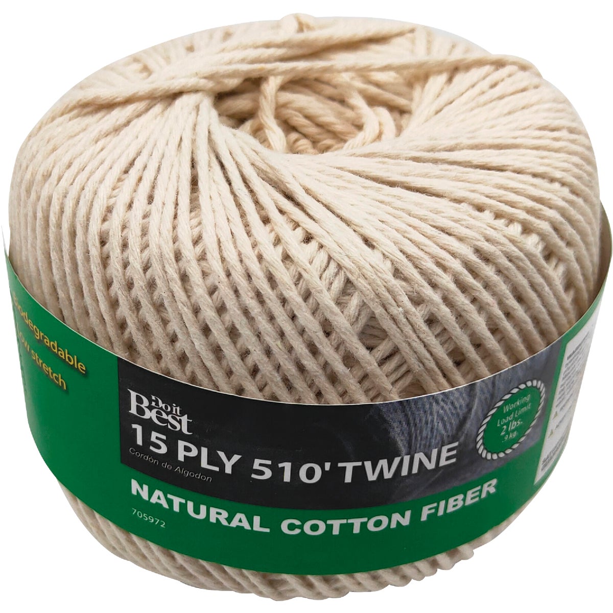 Do it Best 15-Ply x 510 Ft. Natural Cotton Twine