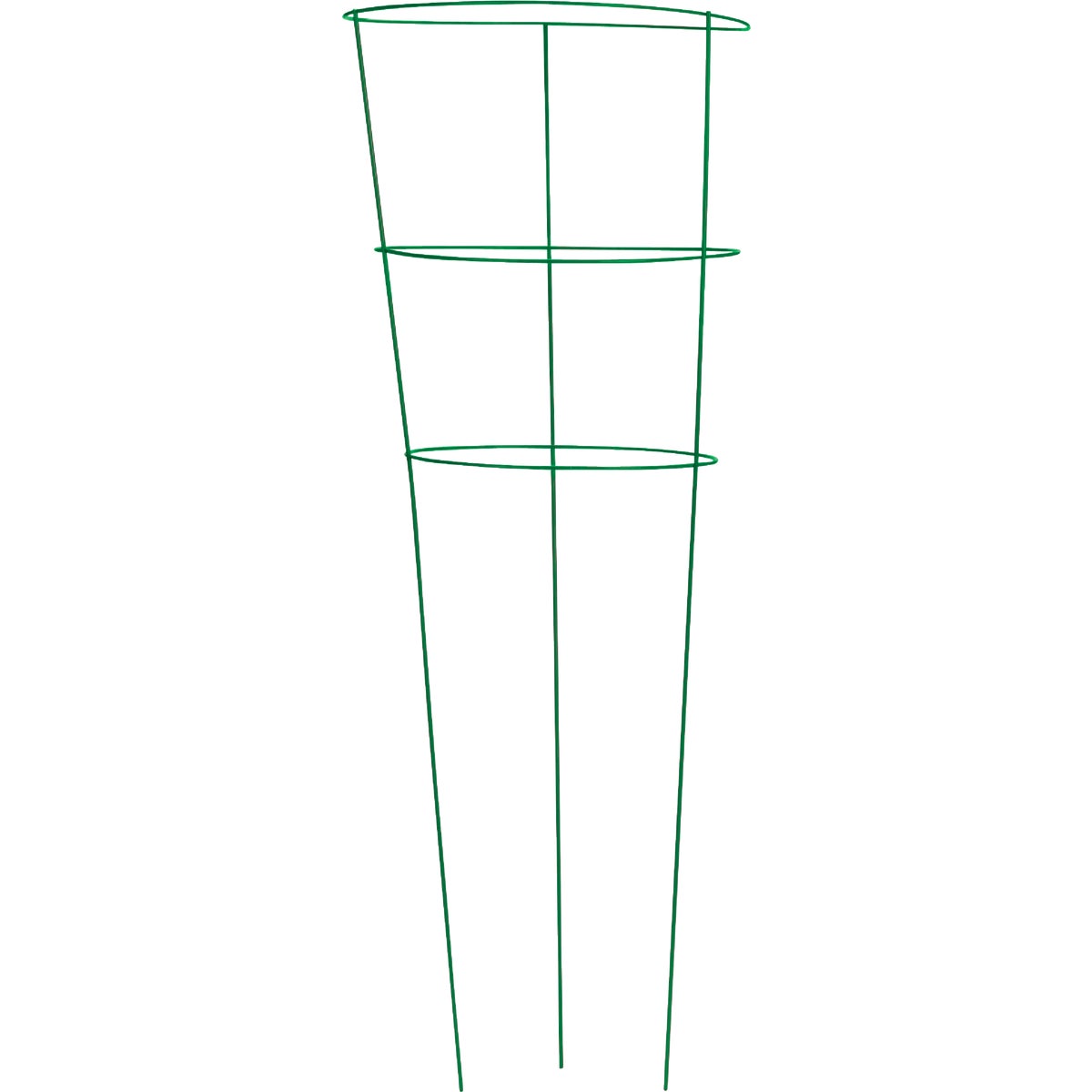 Panacea 42 In. Green Powder Coat Galvanized Welded Wire Tomato Cage