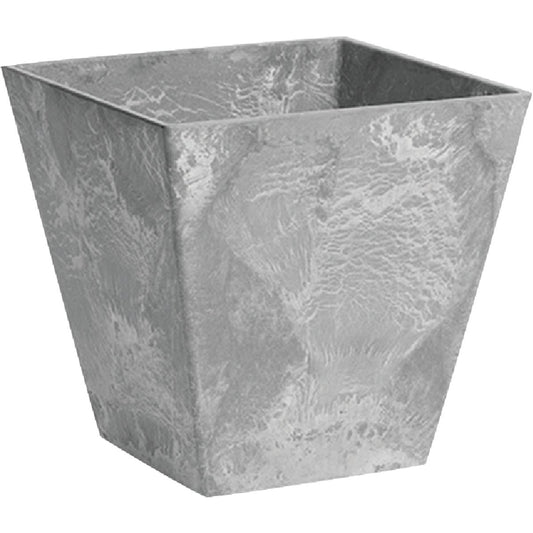 Novelty ArtStone Ella 8 In. W. x 8 In. H. x 8 In. L. Gray Resin Planter