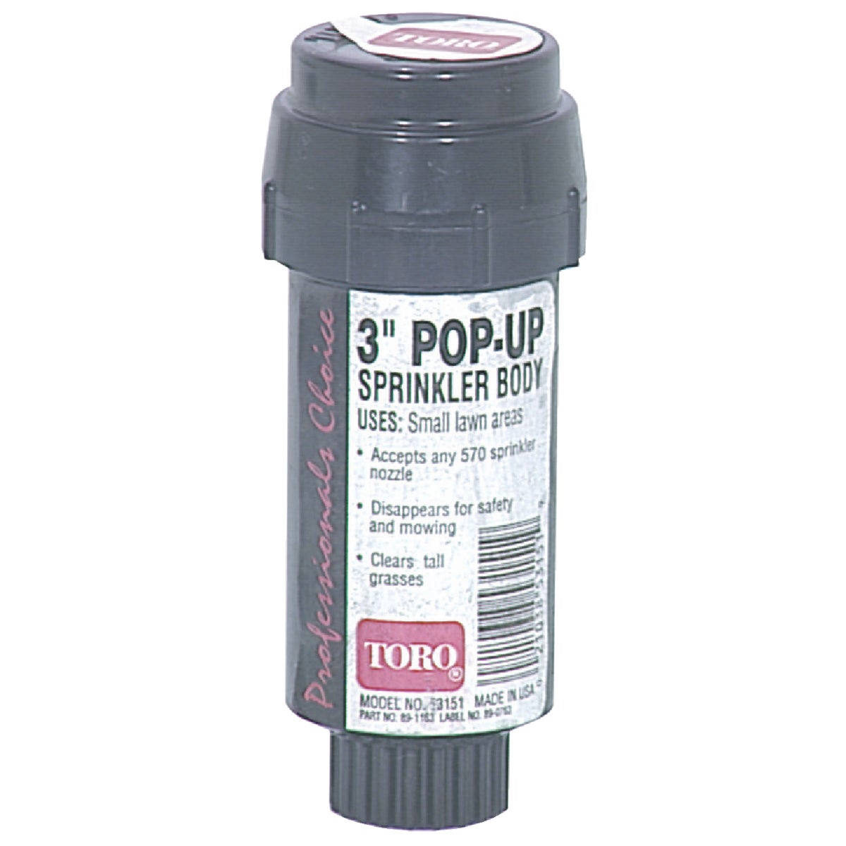 Toro 3 In. Pop-Up Head Sprinkler Body