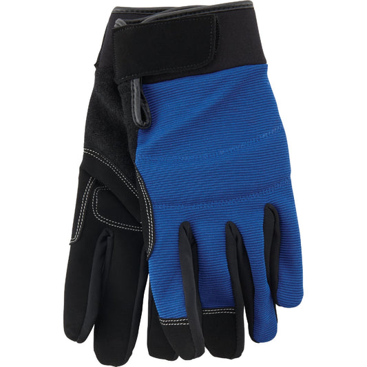 Do it Men's XL Polyester Spandex High Performance Glove with Hook & Loop Cuff