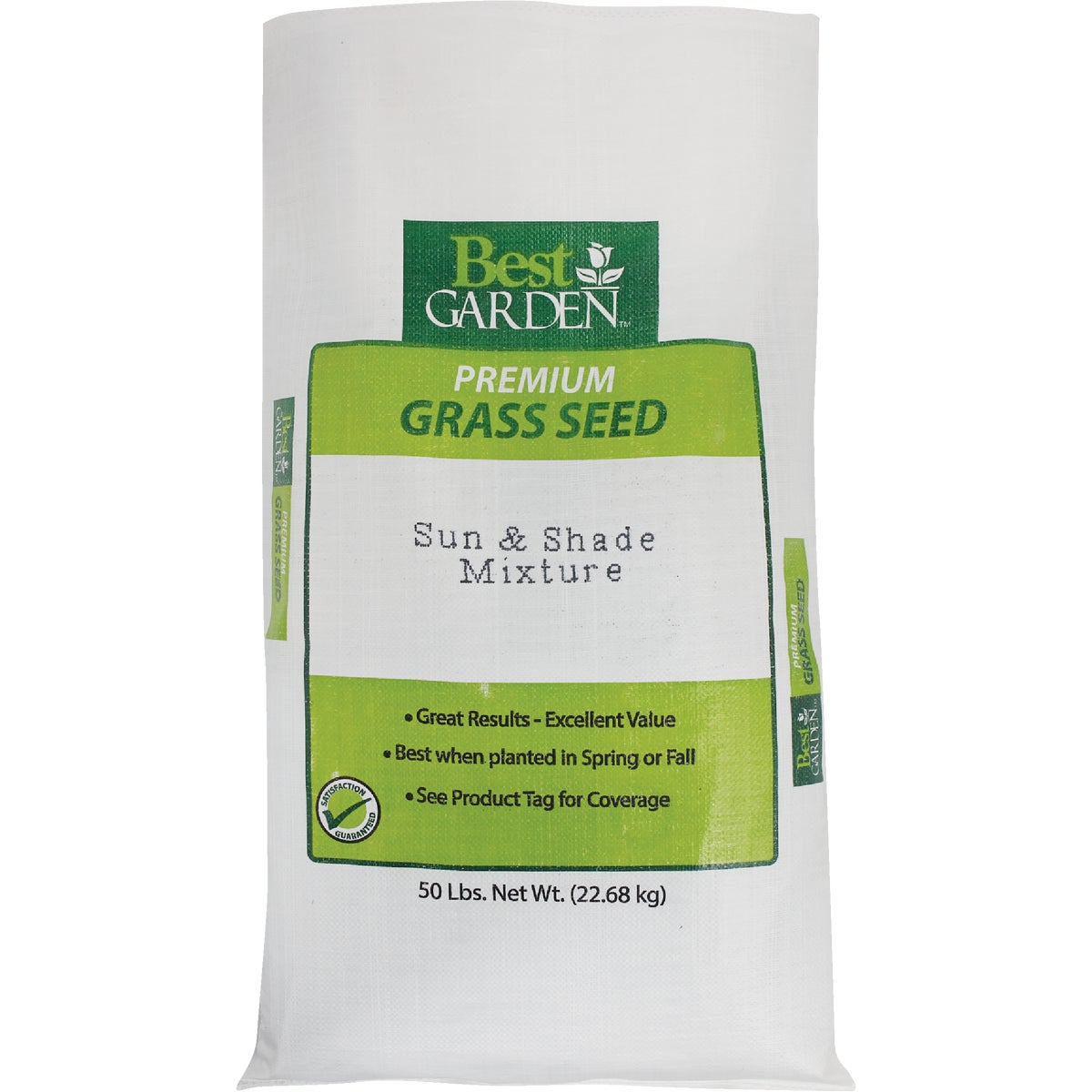 Best Garden 50 Lb. 12,500 Sq. Ft. Coverage Sun & Shade Grass Seed