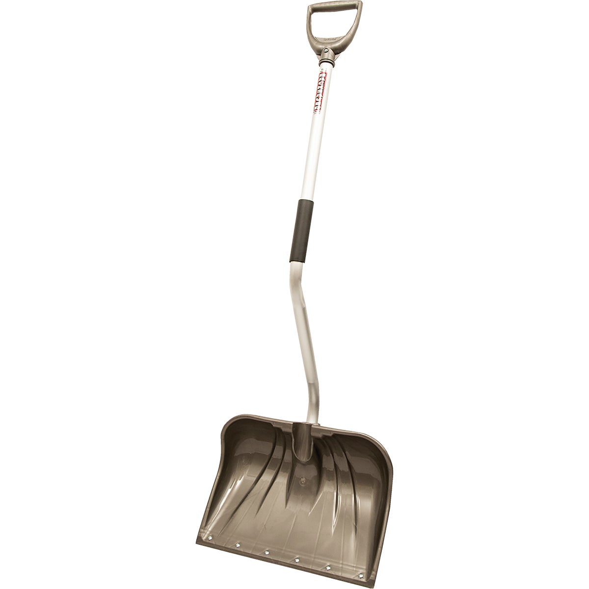 Rugg Back-Saver 18 In. Poly Snow Shovel with Steel Wear Strip and 42.5 In. Lite-Wate Aluminum Handle