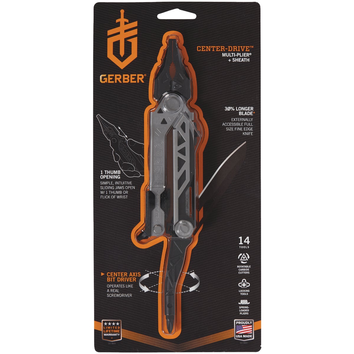 Gerber Center-Drive 14-In-1 Stainless Steel Multi-Tool