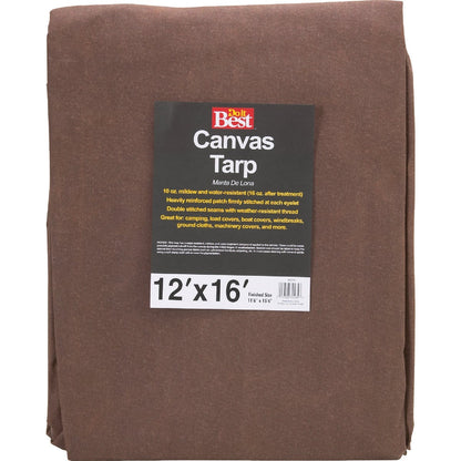 Do it Best 10 Oz. 12 Ft. x 16 Ft. Canvas Tarp