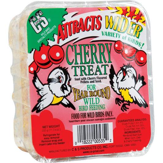 C&S 11.75 Oz. Cherry Treat Suet