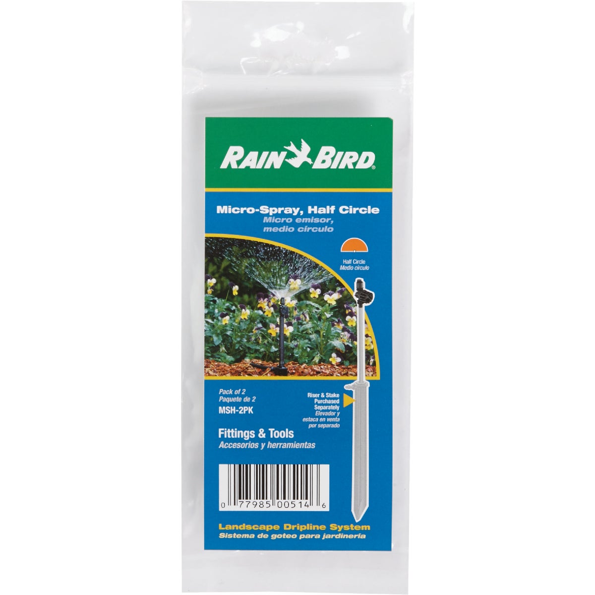 Rain Bird Half Circle Micro-Spray Nozzle (2-Pack)