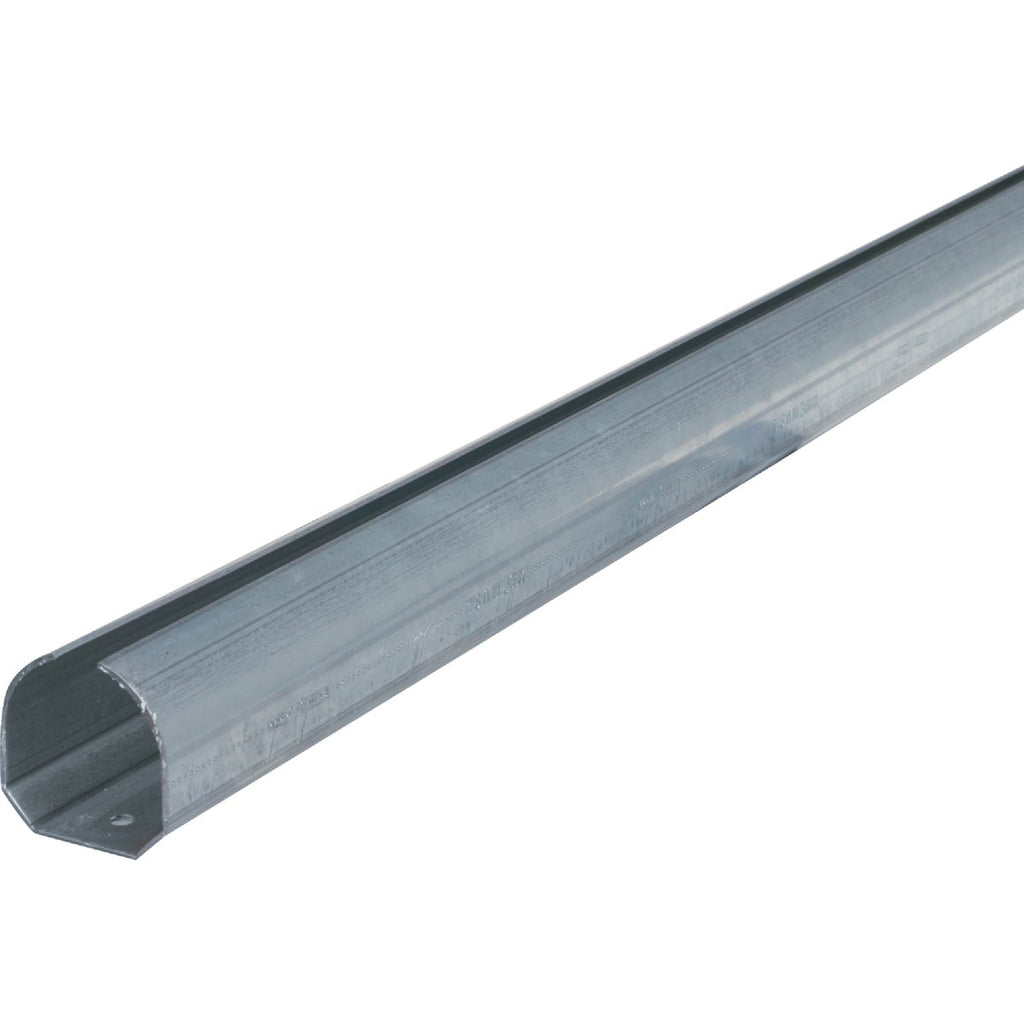 National 5400 8 Ft. Galvanized Round Rail Barn Door Rail