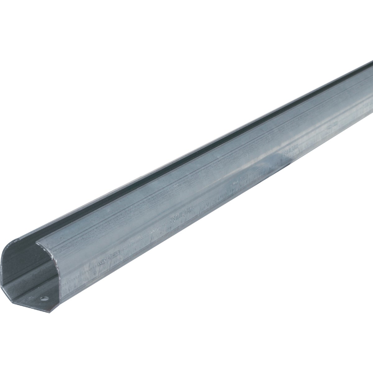 National 5400 8 Ft. Galvanized Round Rail Barn Door Rail