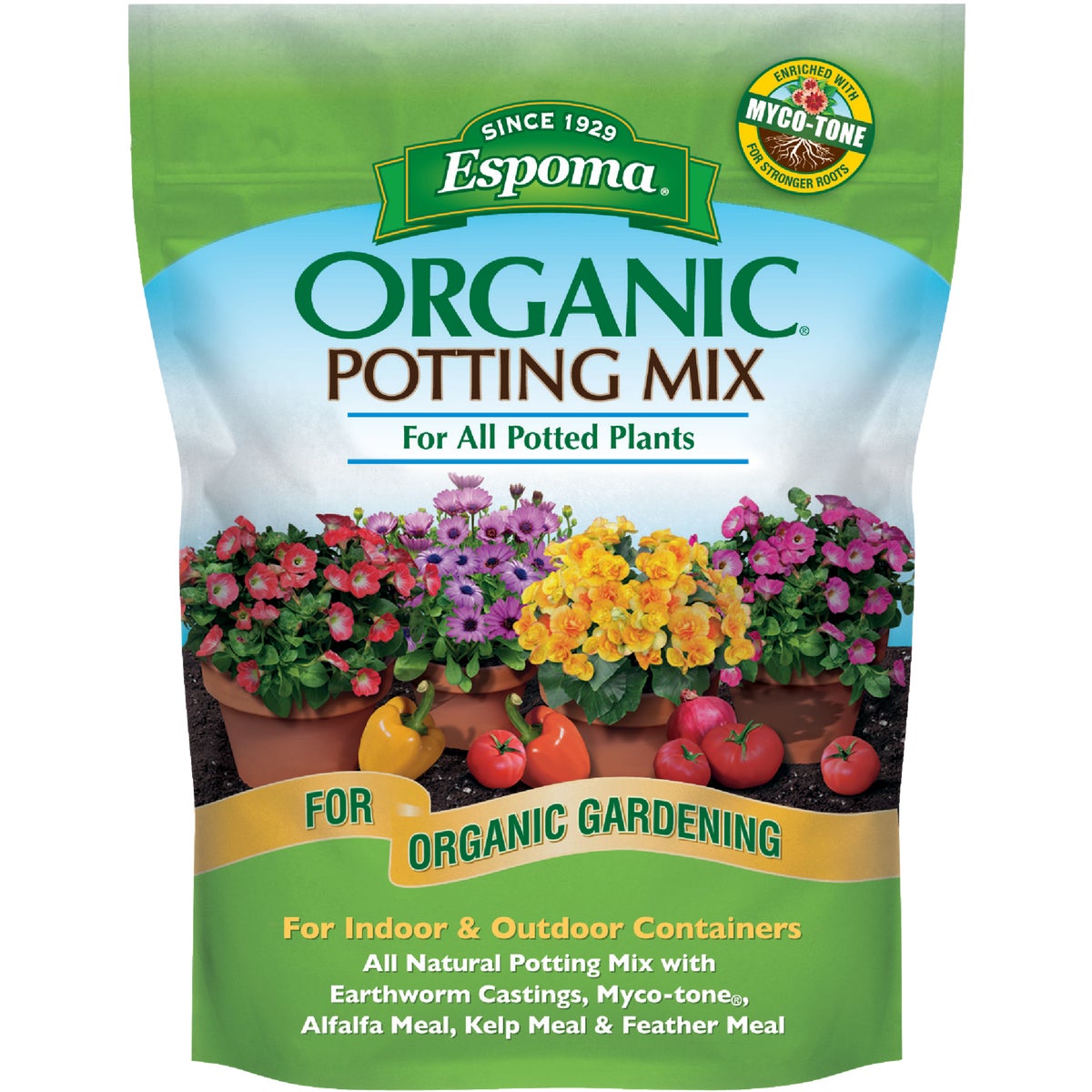 Espoma Organic 4 Qt. 3-1/2 Lb. Indoor & Outdoor Container Plant Potting Mix