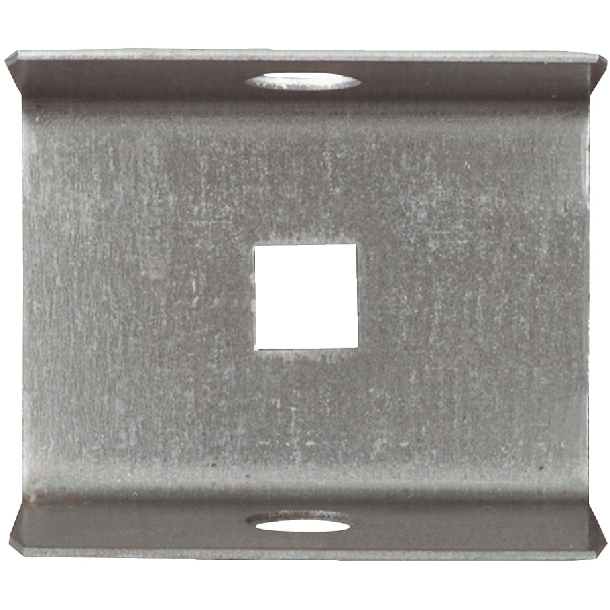 National 51ED Galvanized Box Rail Steel Barn Door Rail End Cap