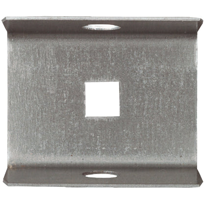 National 51ED Galvanized Box Rail Steel Barn Door Rail End Cap