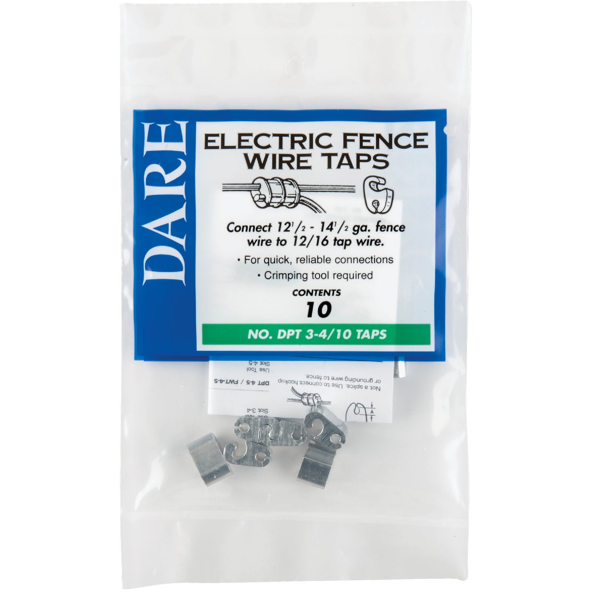 Dare 12-1/2 Ga. to 14 Ga. Metal Splicing Sleeve (10-Pack)
