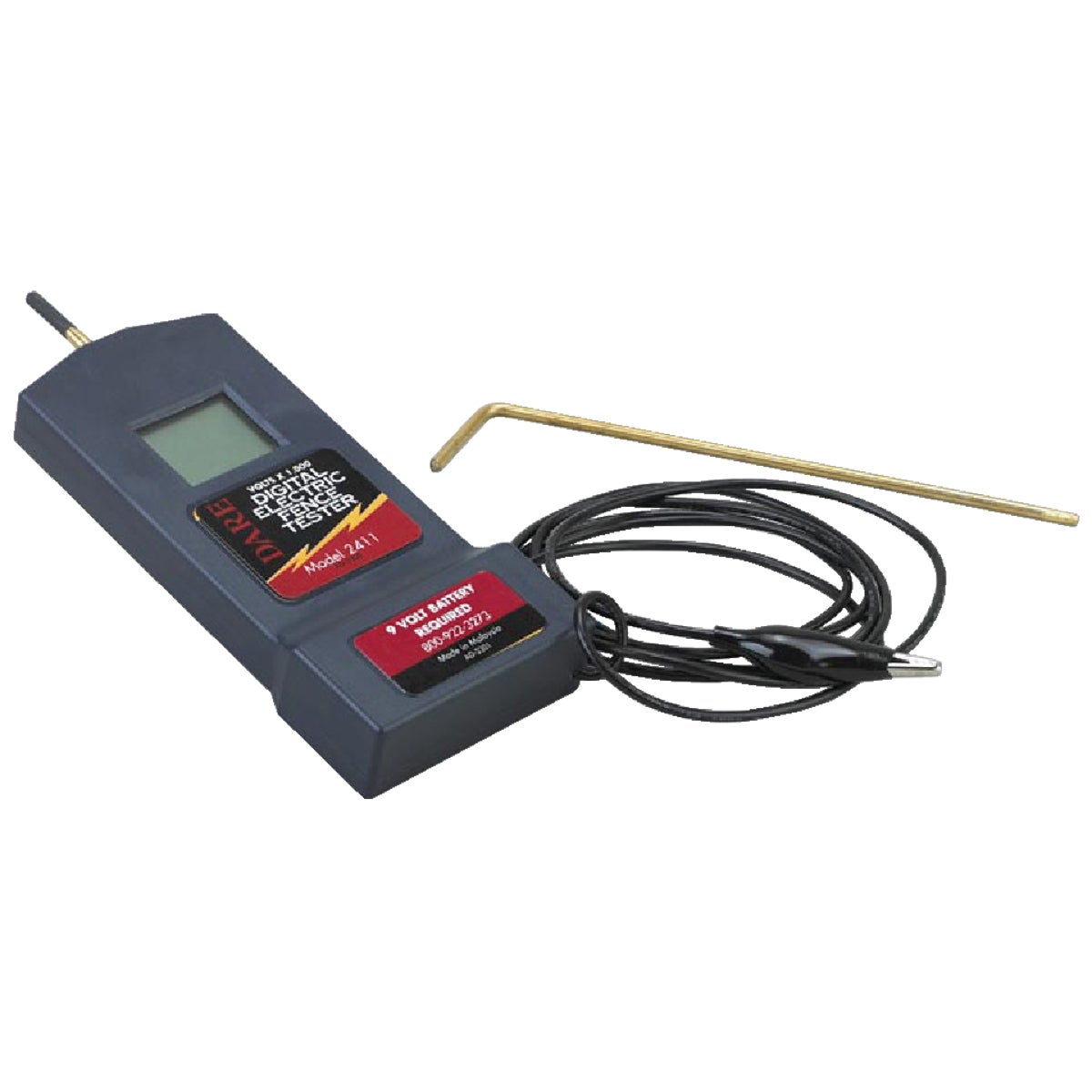 Dare Digital 5 In. W. x 7-1/2 In. H. Electric Fence Tester