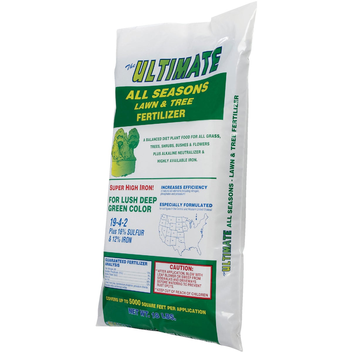 Ultimate 18 Lb. 5000 Sq. Ft. 19-4-2 All Seasons All Purpose Fertilizer